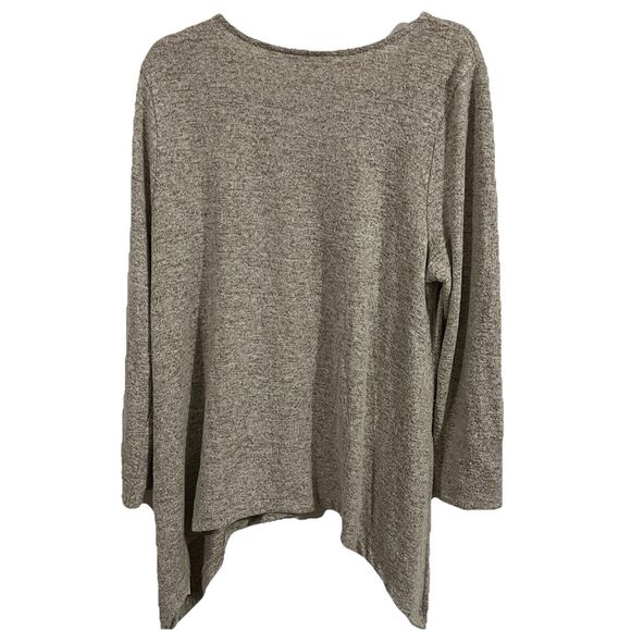 Soft Surroundings Round Neck Soft Front Pockets Womens L Long Sleeve Sweater - Picture 5 of 5